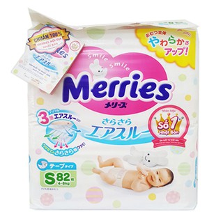 Bỉm dán/quần MERRIES nội địa Nb96/S88/M68/M64/L58/L50/XL44/XXL28