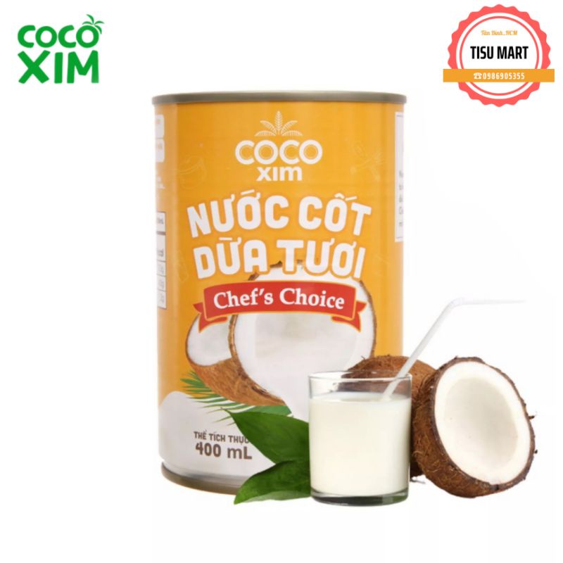 Nước cốt dừa Cocoxim 400ml