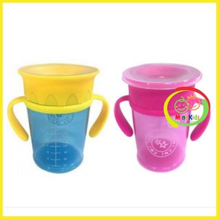Cốc Tập Uống Chống Tràn Nước Cho Bé 250ml 360 Độ Hàng Thái Lan Minakids AM55413