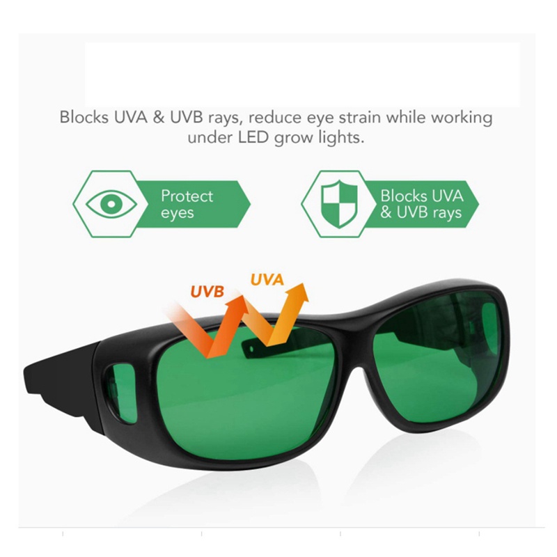 Mắt Kính Tăng Trưởng Thực Vật Có Đèn LED Kèm Hộp Đựng Ốp