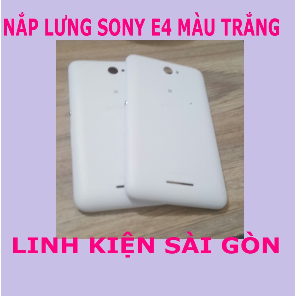 NẮP LƯNG SONY E4 MÀU TRẮNG