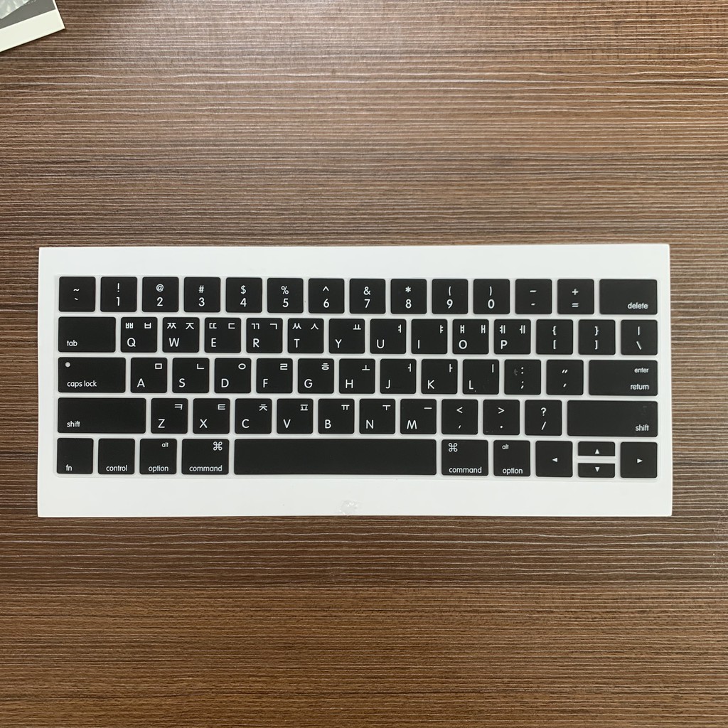 Phủ bàn phím Silicon tiếng Hàn cho Macbook bản Quốc Tế