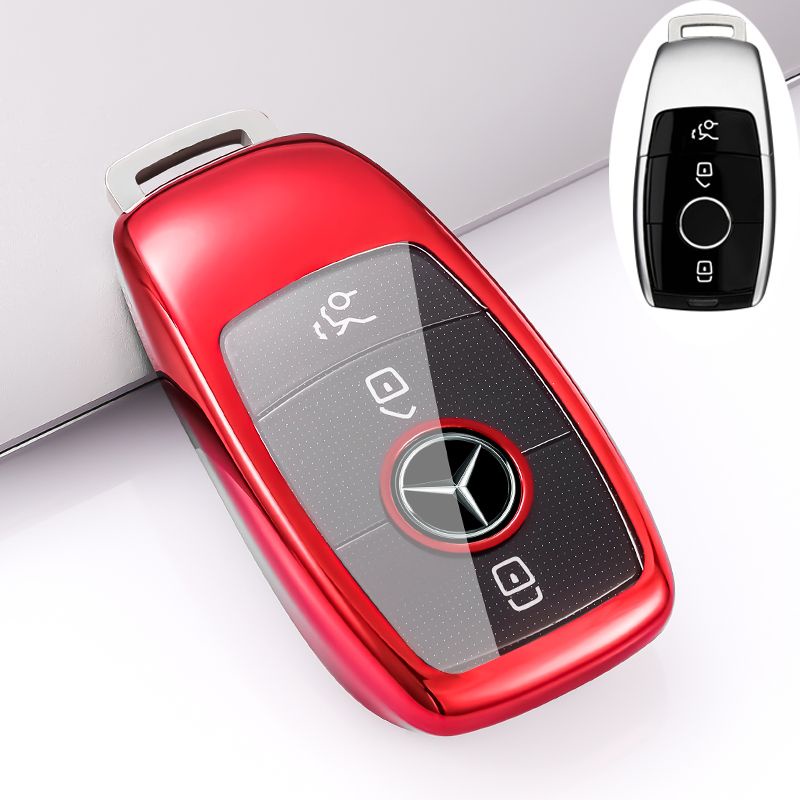 Vỏ Bảo Vệ Chìa Khóa Xe Hơi Mercedes-Benz E300L / C200 buckle C260L glc300 gla200 C / E / S grade E260L