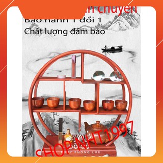 Kệ mini gia dụng gỗ gõ cao cấp sang trọng