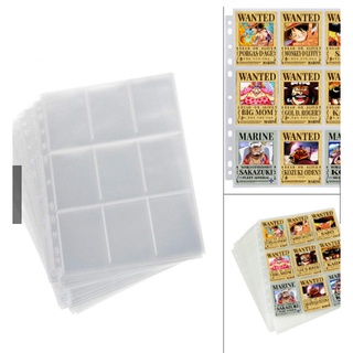 5 Tờ rời album: SHEET 3x3 - 9 ô trong suốt 2 mặt đựng Card/ thẻ bài/ ảnh/ photocard size 6.5 x 9cm