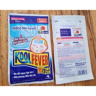 MIẾNG DÁN HẠ SỐT CHO BÉ KOOL FEVER (1 GÓI 2 MIẾNG 19K)