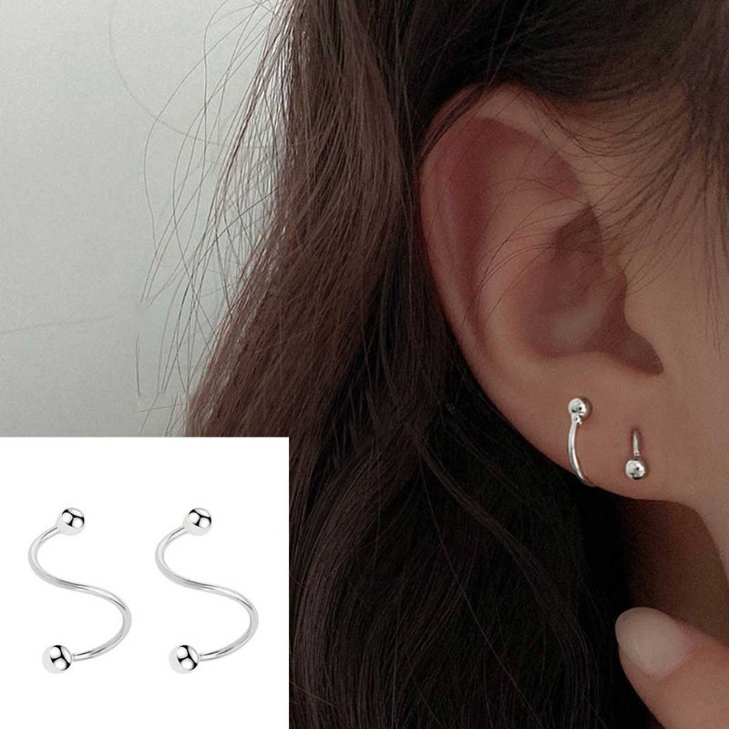 Khuyên Tai Xoắn Ốc Xuyên Thấu Không Gây Dị Ứng