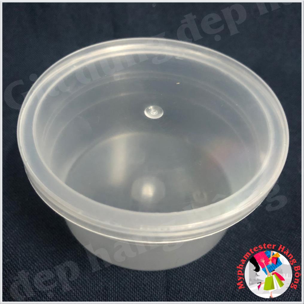 Hủ nhựa làm bánh flan caramen, rau câu, sữa chua, đựng slime (hộp flan có nắp)