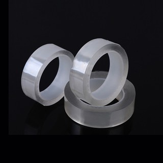 Băng dính 2 mặt silicon trong suốt dài 3m