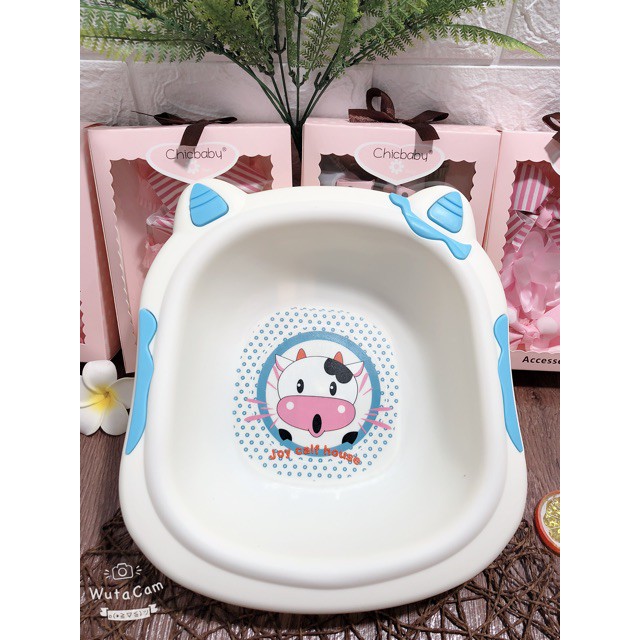 Chậu rửa mặt hình bò sữa xinh yêu cho bé - Loại 1