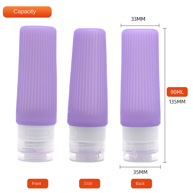 Chai Chiết Dầu Gội / Mỹ Phẩm Du Lịch Bằng Chất Liệu Silicone