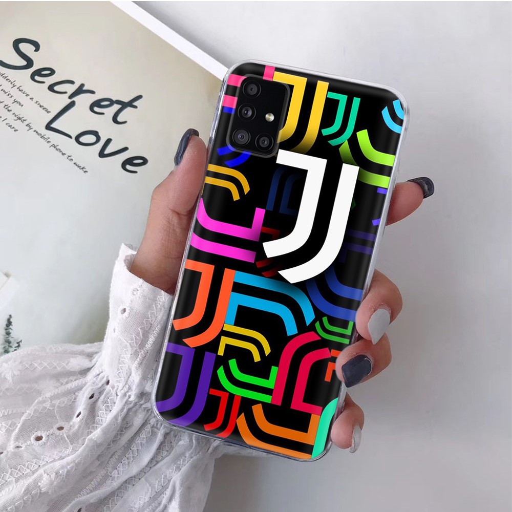 Ốp Điện Thoại Trong Suốt In Logo Juventus Cho Realme 2 X Lite X7 Q2 X50 Pro Tb43