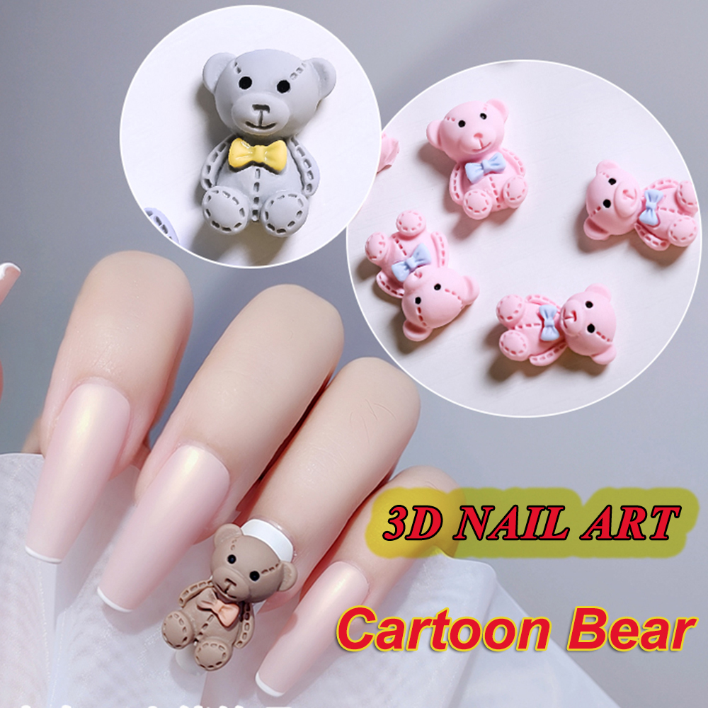 Set 10 phụ kiện trang trí móng tay 3D 13x18mm