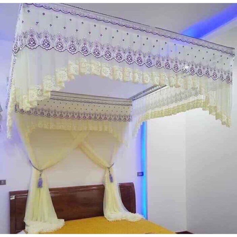 Combo 2 màn cung đình 1m8, 2m2 -chỉ màn
