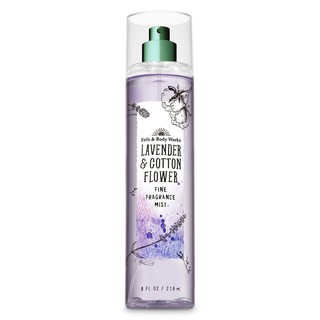 Xịt thơm Bath and Body Works Lavender and Cotton Flower (236ml)