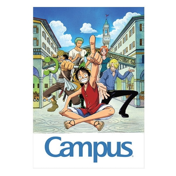 Vở Campus B5 Kẻ Ngang Có Chấm 200 Trang ĐL 70 One Piece