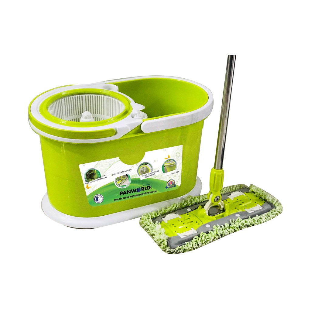 Bông lau nhà bộ lau nhà đa năng Panworld PW-44 nhập khẩu Thái Lan