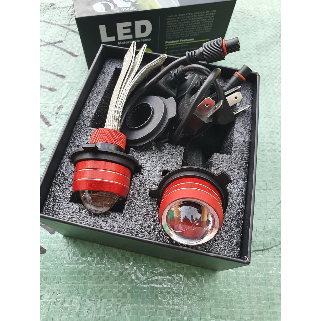 Đèn Pha LED Rubi 2 màu - 60w cos vàng pha trắng ánh sáng mạnh