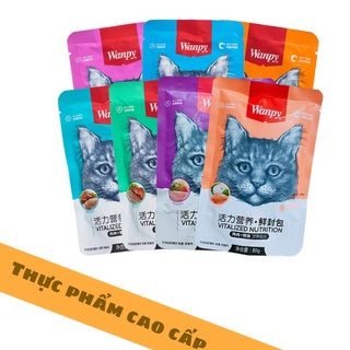 Súp thưởng pate wanpy cho mèo gói 80g