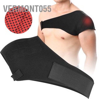 Vermont055 Adjustable Self Heating Shoulder Brace Strap Pad Protection Elastic Bandage Sports Damage Prevention