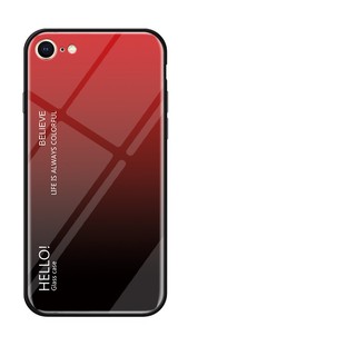 Tempered Glass Case For iPhone 7/8 Luxury Gradient Back Cover