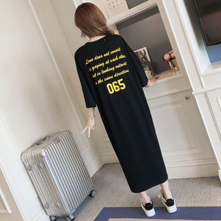 Đầm Đen Ngắn Tay Dáng Rộng
