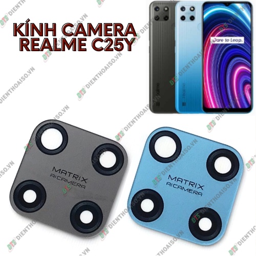 Kính camera realme c25y kèm keo dán