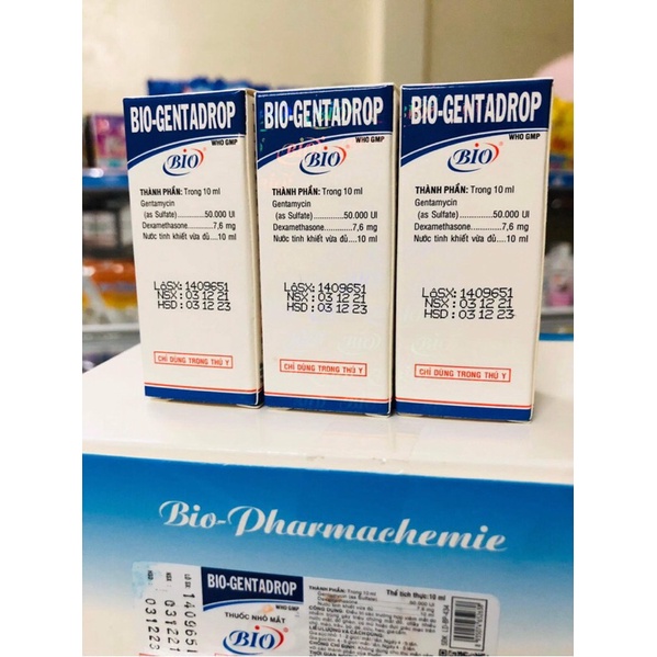 Bio Gentadrop - Nhỏ mắt chó, mèo (lọ 10ml)