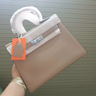 Túi HM Kelly size 25 khoá bạc