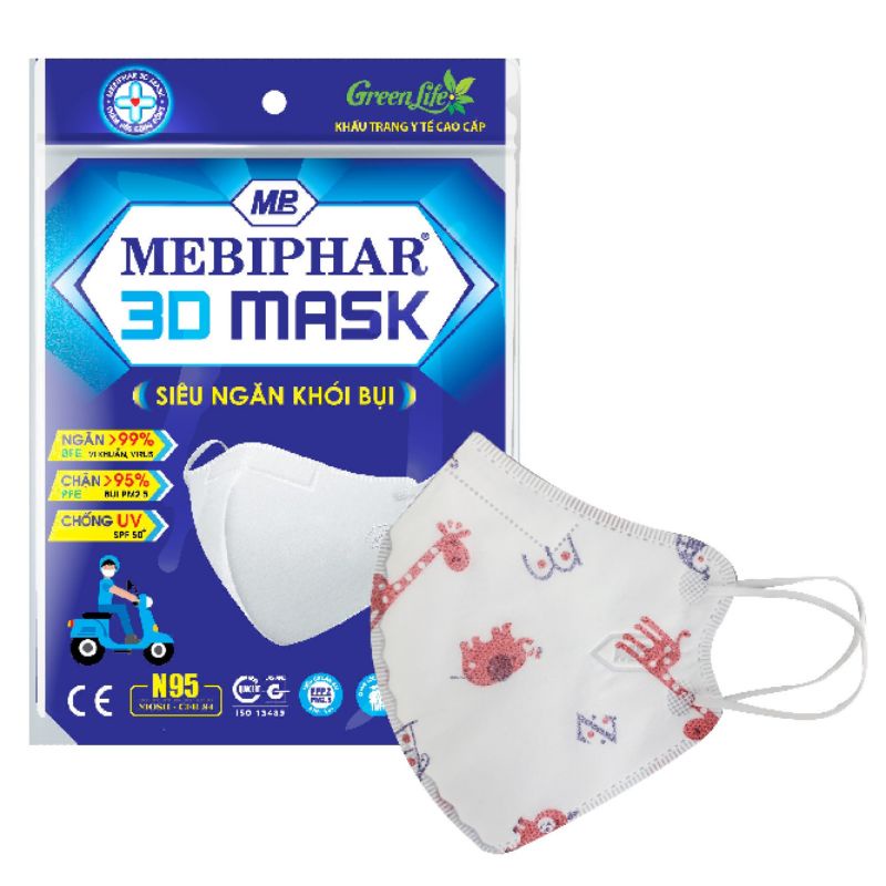 MEBIPHAR 3D MASK. chính hãng sef 5cai/túi