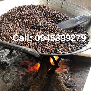 Cà phê hữu cơ rang bếp củi