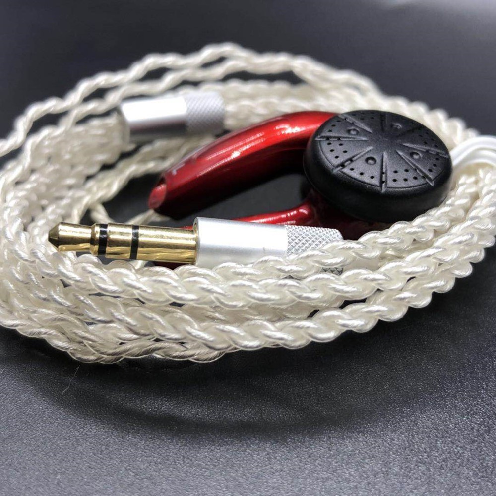 FENGRU DIY MX500 In-ear Earphones Flat Head Plug DIY Earphone HiFi Bass Earbuds DJ Earbuds Heavy Bass Sound Quality