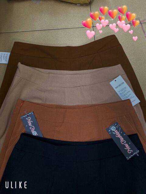 Quần ống Suông Dài Dây Kéo Bên Hông | BigBuy360 - bigbuy360.vn