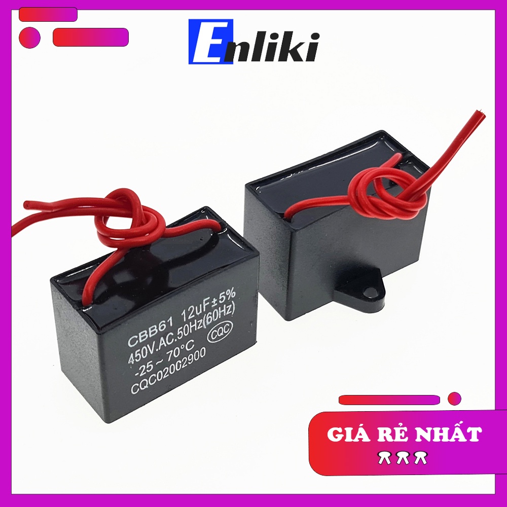 12uF Tụ Quạt CBB 450VAC