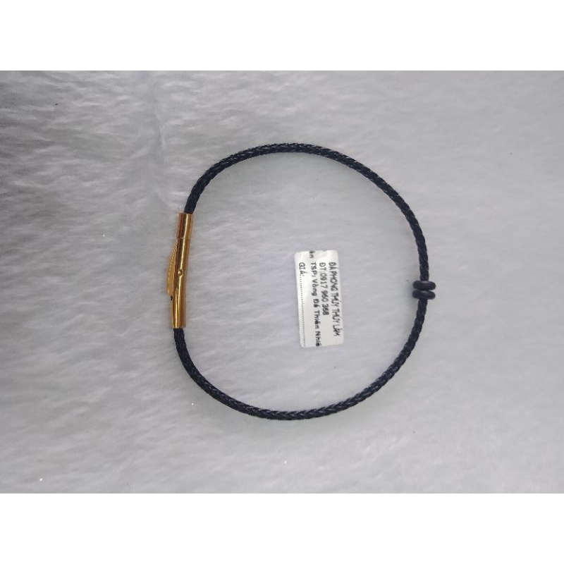 Vòng tay khóa bấm hàn quốc cao cấp dây cáp 2mm làm vòng đẹp