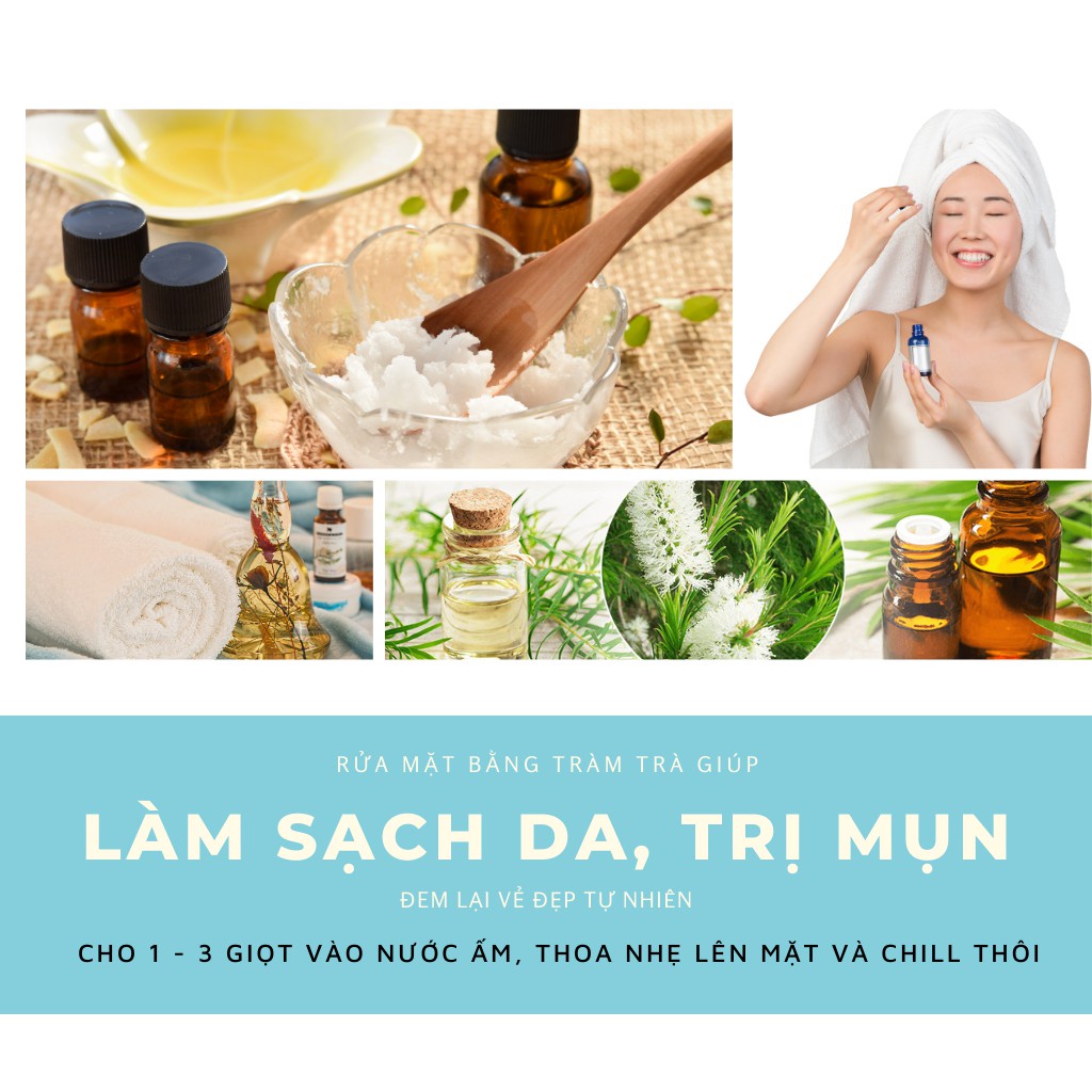 Dầu tràm Cung Đình Silver | Tinh dầu tràm gió | Giữ ấm ngừa ho cho Bé 15 - 30ml