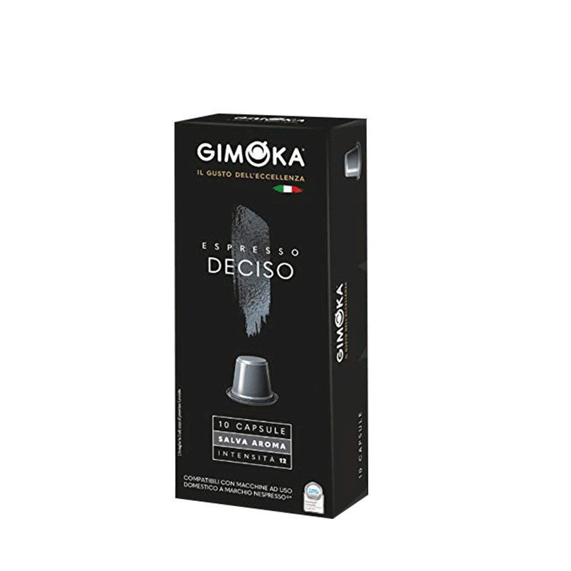 ◈☇◘Viên nén cà phê GIMOKA của Ý tương thích với máy pha Nestlé Nespresso, có sẵn 6 hương vị