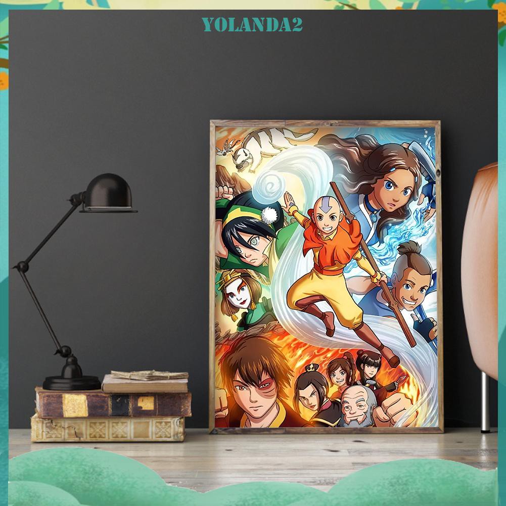 Tranh đính đá tự làm trang trí nhà 5d hình anime độc đáo