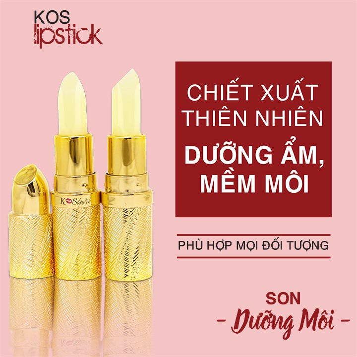 Son dưỡng môi K'S Lipstick son dưỡng không màu dưỡng ẩm cho môi luôn mềm mại - N.A.G