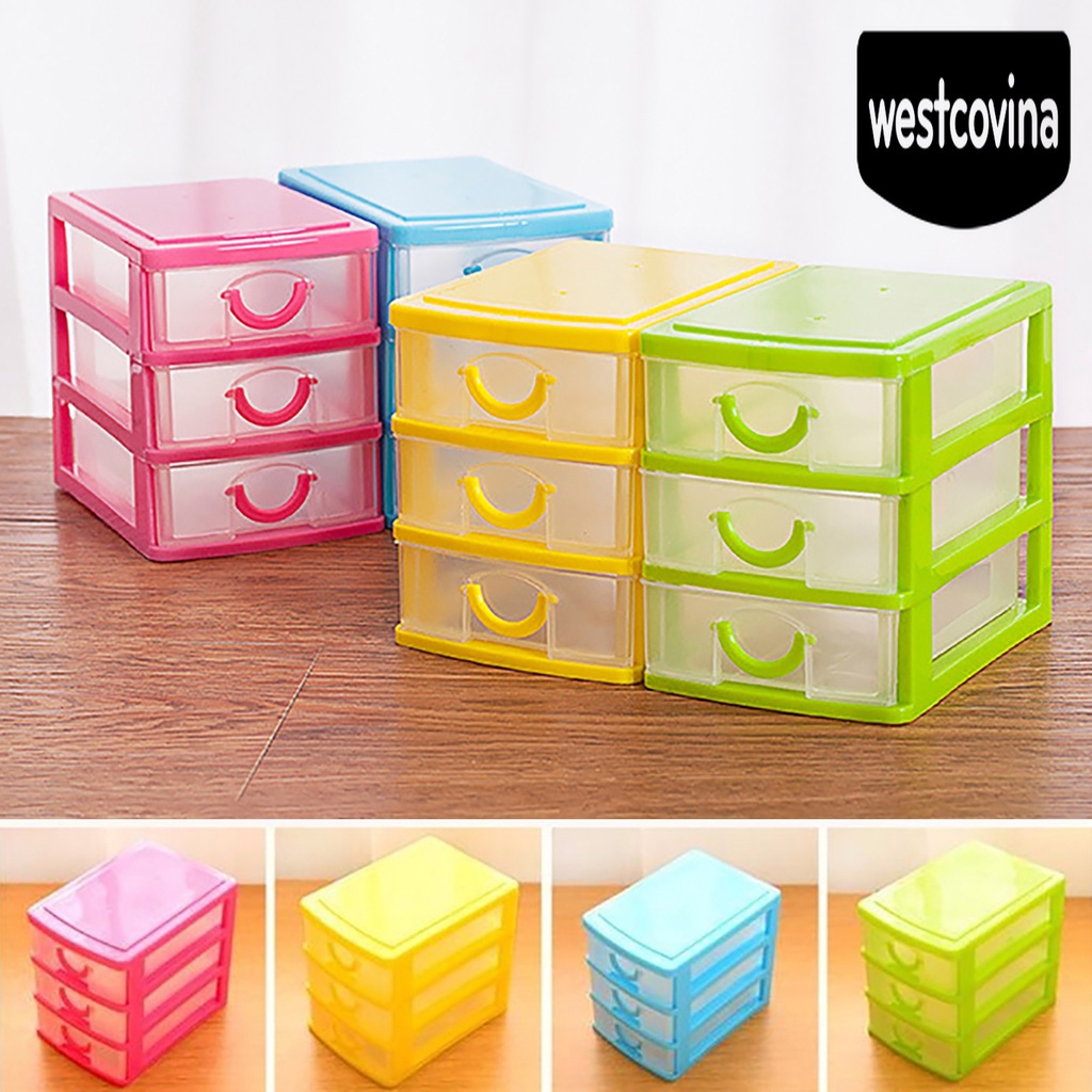 [Hot]☀ Hộp Đựng Mỹ Phẩm Trang Sức Nhiều Ngăn Kéo Chống Bụi Đa Năng