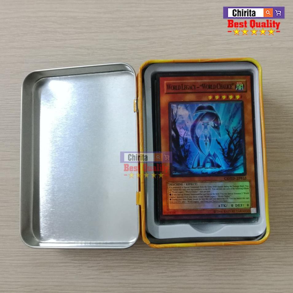 Bộ Thẻ Bài YUGIOH Phiên Bản Tiếng Anh - Hộp Sắt 41 Lá Giấy Cứng Cao Cấp YGO41