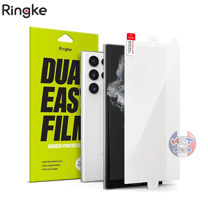 Miếng dán màn hình Ringke Dual Easy Film cho Samsung S22 Ultra (2 miếng)