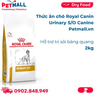Thức ăn chó Royal Canin Urinary S/O Canine 2kg - Hỗ trợ trị sỏi bàng quang Petmall