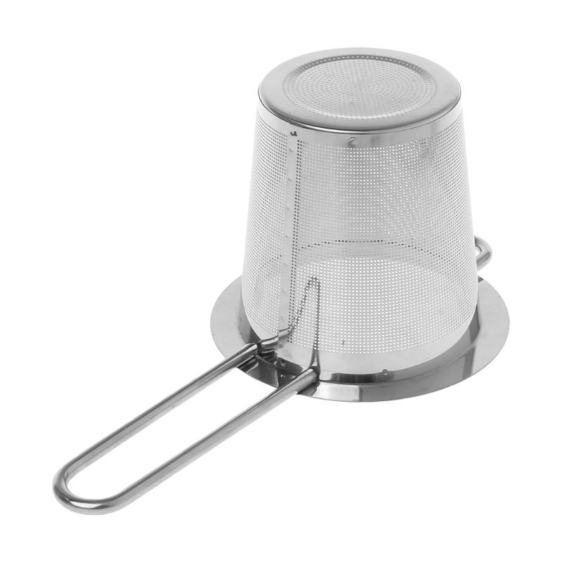 Dụng Cụ Lọc Lá Bằng Thép Không Gỉ Kèm Lưới Siêu Mịn