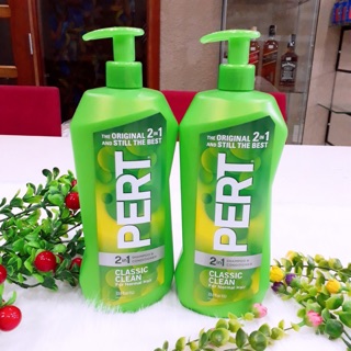 Dầu gội + xả pert plus classic clean 1000ml