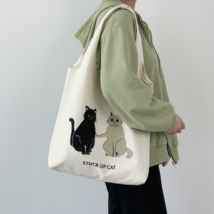 TÚI TOTE TÚI VẢI CANVAS PHÔNG CÁCH HÀN QUỐC Thanhthushop68 556 -1