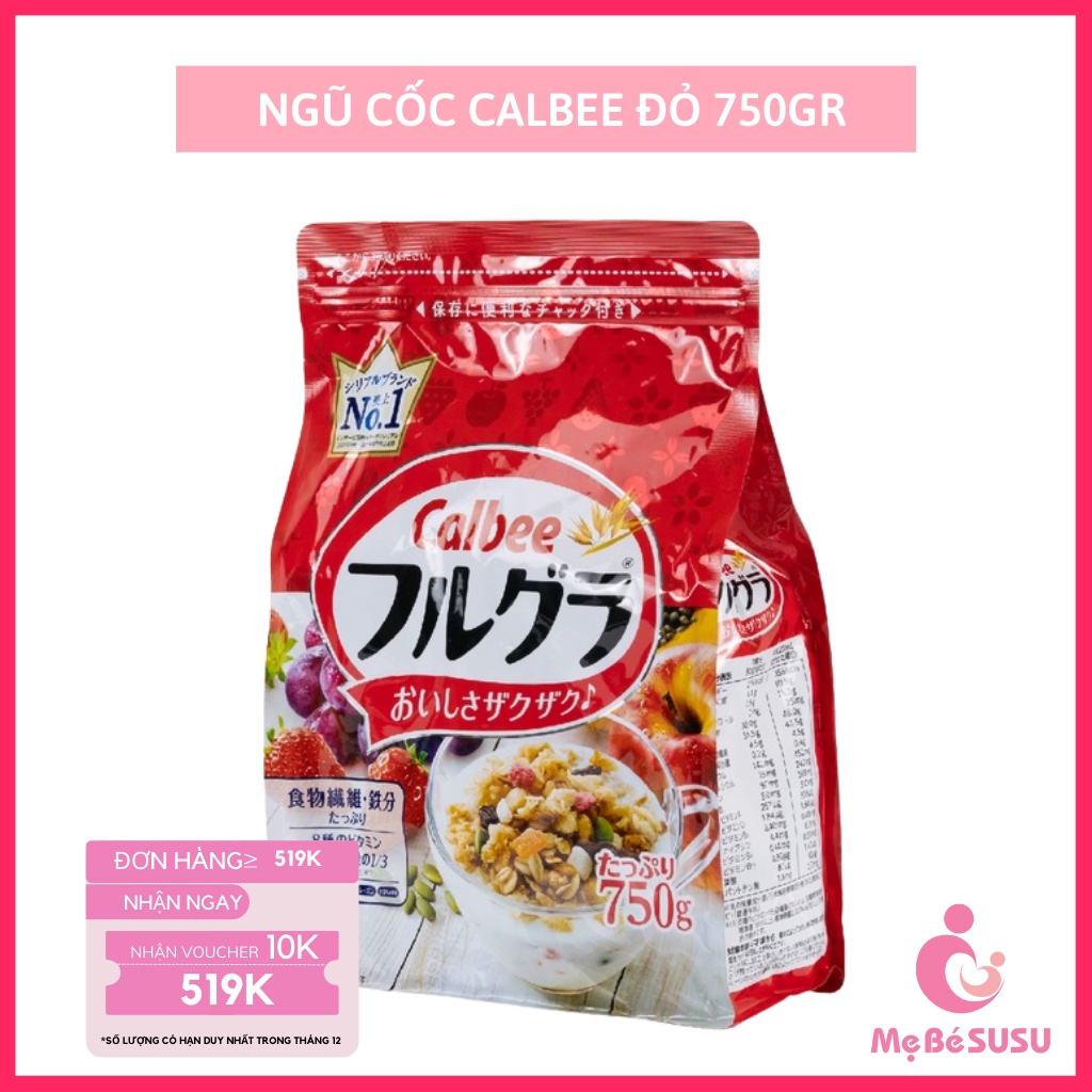 Combo ngũ cốc Calbee 800g ngũ cốc Calbee trắng 700gr ăn kiêng Nhật gói thiết kiệm