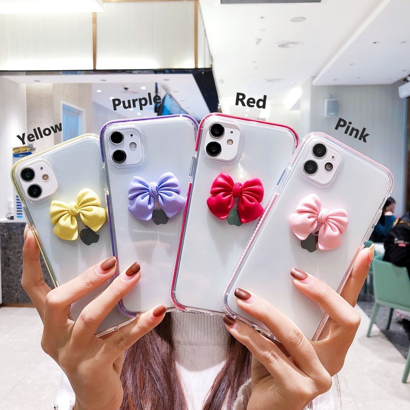 Ốp điện thoại hình nơ cho Samsung Calaxy A21s S20 A12 S21 NOTE 20 A71 A51 A70 A50 A50s A21s A20 A30 A10 M10 A7 2018 | BigBuy360 - bigbuy360.vn