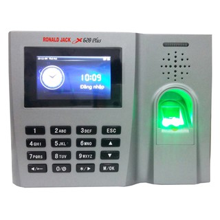 Máy chấm công vân tay+ thẻ ảm ứng RONALD JACK X628 PLUS