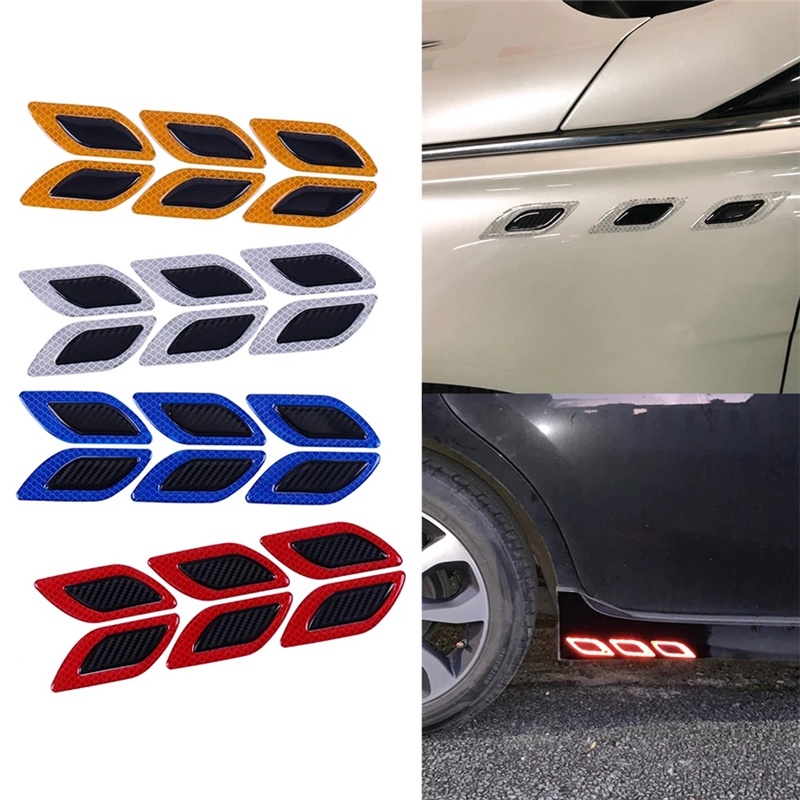 Tem Dán Xe Hơi Phản Quang - Tem Dán Phản Quang Cửa Xe, Nắp Capo, Gương Chiếu Hậu